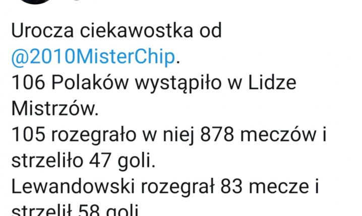105 Polaków w Lidze Mistrzów VS LEWANDOWSKI W LIDZE MISTRZÓW :D
